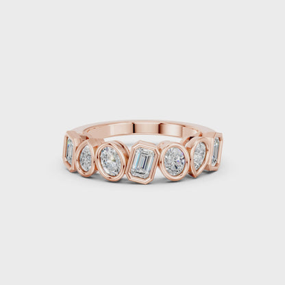 MULTISHAPE ETERNITY RING 1.00 CTTW