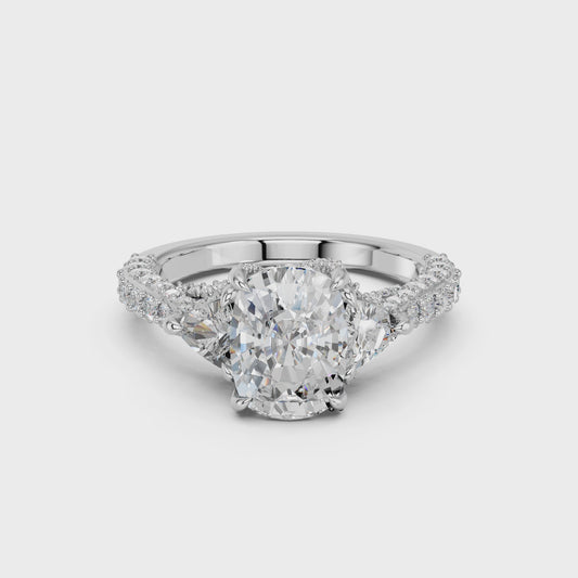EL.CUSHION HIGH END RING 1.50 CTTW