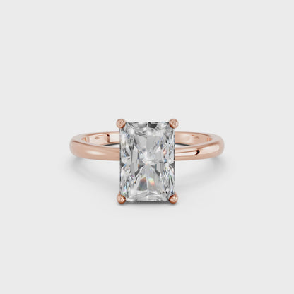 RADIANT CLASSIC CATHEDRAL HIDDEN HALO RING 2.00 CTTW