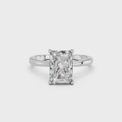 RADIANT CLASSIC CATHEDRAL HIDDEN HALO RING 2.00 CTTW