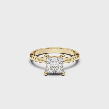PRINCESS  SOLITAIRE RING 1.50 CTTW