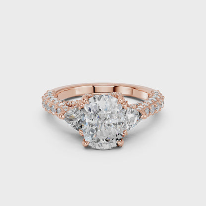 EL.CUSHION HIGH END RING 1.50 CTTW