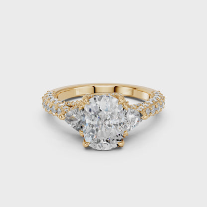 EL.CUSHION HIGH END RING 1.50 CTTW