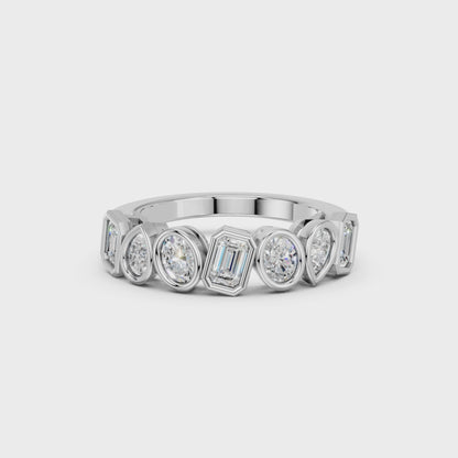 MULTISHAPE ETERNITY RING 1.00 CTTW