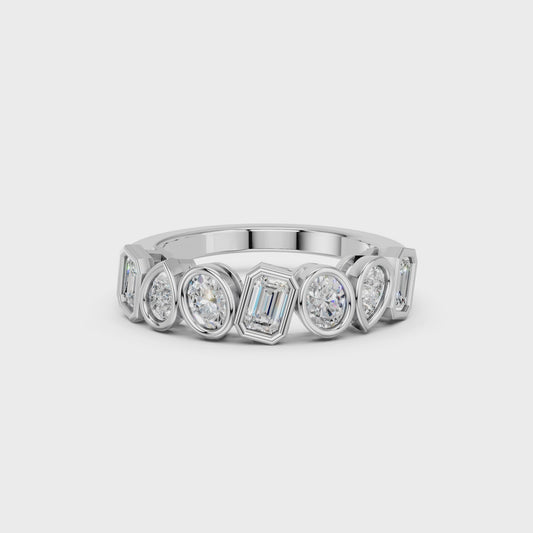 MULTISHAPE ETERNITY RING 1.00 CTTW